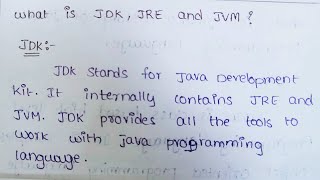 What is JDK JRE and JVM  JDK  JRE  JVM javatutorial java learnskillhindi [upl. by Herring]