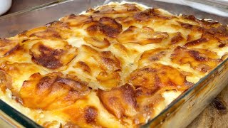 Gratin Dauphinois  La Vraie Recette  SANS FROMAGE NI OEUFS NI GLUTEN [upl. by Gunning209]