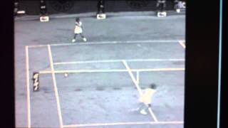 1972 French Open Billie Jean King defeats Evonne Goolagong [upl. by Odraboel]