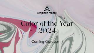 Color of the Year and Color Trends 2024 is Coming  Benjamin Moore [upl. by Enohs]