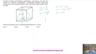 Stereometria  zadanie 1 [upl. by Ahsinut]