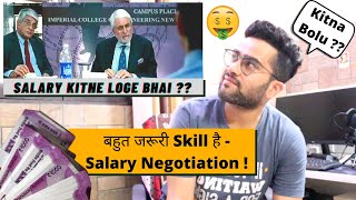 Vlog6 How To Negotiate Salary After Job Offer 🤑  Salary Expectations  My Recent Experience 😮 [upl. by Suilenroc]