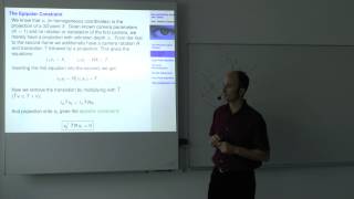 Multiple View Geometry  Lecture 8 Prof Daniel Cremers [upl. by Alahcim]