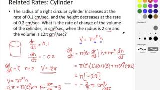 Ch 4 Test Review  Related Rates Optimization MVT [upl. by Mcclees]