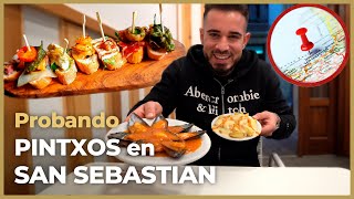 Los MEJORES PINTXOS de SAN SEBASTIÁN ¡ALUCINANTES [upl. by Delija46]