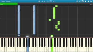 Star Wars  Jedi Temple 501st Legion March Synthesia piano tutorial [upl. by Asilim220]