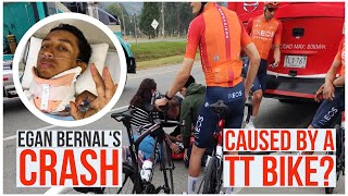 Egan Bernals Crash amp Other TTBike Crashes  Videos amp Controversy [upl. by Anitsirk890]