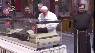 Visite du Pape François à San Giovanni Rotondo  concélébration eucharistique [upl. by Emiatej796]