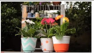 DIY BLOEMPOTTEN VERVEN [upl. by Peti404]