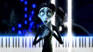 VICTORS PIANO SOLO  TIM BURTONS CORPSE BRIDE  PIANO TUTORIAL [upl. by Omura]