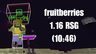 fruitberries 116 RSG speedrun pb 1046 [upl. by Ashmead528]