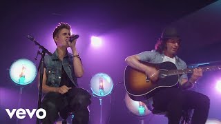 Justin Bieber  All Around The World Acoustic Live [upl. by Smukler320]