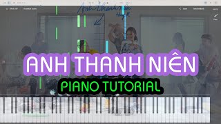 ANH THANH NIÊN HUYR  Piano Tutorial Cover  Sheet  Studio Quality [upl. by Allisan]