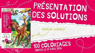 Les grands classiques tome 11  coloriages mystères Hachette Heroes  SOLUTIONS [upl. by Nefets]