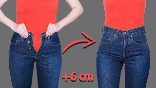 How to upsize jeans in the waist to fit you perfectly  the simplest way [upl. by Martel]