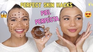 PIEL PERFECTA TRUCOS RUTINA Y MASCARILLAS With Sub HACKS FOR PERFECT SKIN  Doralys Britto [upl. by Adlihtam]