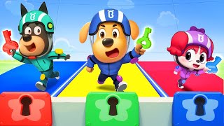 The Escape Room Challenge  Funny Cartoons for Kids  Police Cartoon  Sheriff Labrador [upl. by Oznole]