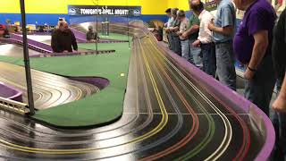 AMCR PURPLE MILE TRACK CAN AM CLASSIC SLOT CAR RACING MODELVILLE HOBBY [upl. by Pardner]