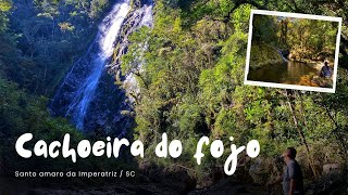 A CACHOEIRA MAIS IMPRESSIONANTE QUE EU JA VI  CACHOEIRA DO FOJO EM SANTO AMARO DA IMPERATRIZ SC [upl. by Arrotal]