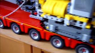 LED Licht amp Rundumleuchten  Sbrick im Lego® MercedesBenz Actros 4160 SLT Mammoet  Nooteboom 121 [upl. by Herwig]