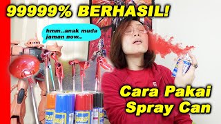 Cara Pakai Spray Can ANTI Gagal Topcoat Model Kit ataupun Spray Warna [upl. by Vaish]