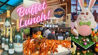 LUNCH BUFFET AT EDGE PAN PACIFIC SINGAPORE EASTER SUNDAY MARCH 2024 [upl. by Andrey]