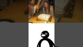 Pingu Meme  Noot Noot  Girl Knocked Out By Birthday Cake [upl. by Patrizius]