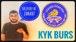 BURS BAŞVURUSU BAŞLADI MI  BURS BAŞVURUSU NE ZAMAN İLK ÖDEME NE ZAMAN KYK KREDİ BAŞVURUSU [upl. by Adirahs86]