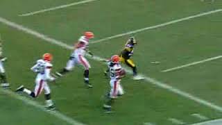 2007  Josh Cribbs Kick Return vs Steelers Original Call [upl. by Anilek]