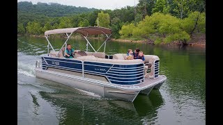 SunCatcher Elite 322 C Pontoon  G3 Boats Australia [upl. by Howes]