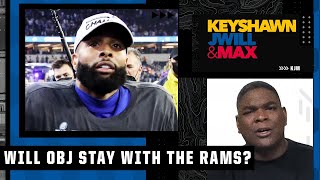 Keyshawn expects Odell Beckham Jr to stay with the Rams for the rest of his career 👀  KJM [upl. by Eirhtug]