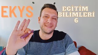 EKYS Eğitim Bilimleri 6  Rehberlik ve Özel Eğitim [upl. by Paddie729]