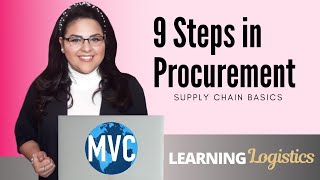 9 Steps in Procurement Supply Chain Basics [upl. by Maziar43]