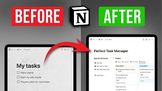 Easily Build A Perfect Task Manager In Notion 2024 [upl. by Notsnarc]