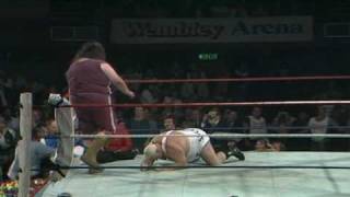 1981 BIG DADDY VS GIANT HAYSTACKS BRITISH WRESTLING HQ [upl. by Carlotta708]