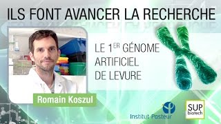 Institut Pasteur  S05E05  Romain Koszul  Le 1er génome artificiel de levure [upl. by Suidaht]