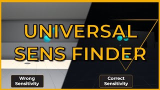 Introducing the Universal Sensitivity Finder available now with Aimlabs [upl. by Leidba]