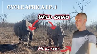 I Tracked Wild Rhino On Foot In eSwatini  CYCLE AFRICA Ep1 [upl. by Beka]