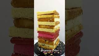 How this Wafer Paper Cake was created recipariancakes howto cake cakenerd shorts short [upl. by Lachman]