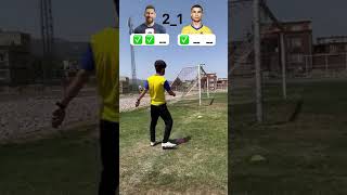 Crossbar Challenge 🇵🇹🇦🇷⚽️🥅shorts footballchallenge shorts memes crossbar [upl. by Hindu15]