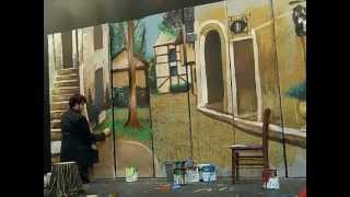 THE JOY OF SETS Theatrical Scenic Painting Unleashed [upl. by Orthman]