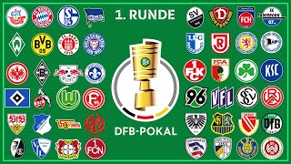 LIVE 🔴 DFB Pokal Auslosung  1 Runde DFB Pokal 202324 🏆 [upl. by Esilanna]