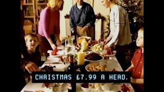 Old UK food advert  Sainsburys Christmas 1999 1990s [upl. by Brebner]