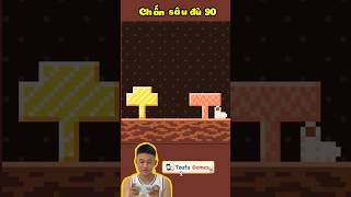 Wood Worm  Thử thách chơi game Cháo sâu đù noobvspro games tiktok funny [upl. by Ariuqahs]