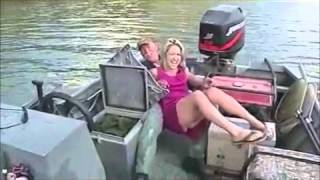 Funny Reporter Fail falling on fishermans lap [upl. by Zebedee920]