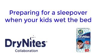 Preparing for a sleepover when your kids wet the bed  DryNites Collaboration AD [upl. by Osnohpla]