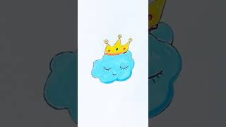 Cute cloud doodle easydrawings art trending shortfeed youtubeshorts viralshorts [upl. by Novanod697]