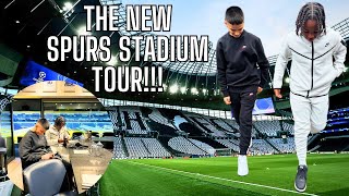 SPURS STADIUM TOUR  New Boots  SIDEMEN RESTAURANT [upl. by Anertac714]