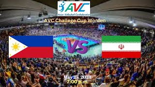 PHILIPPINES VS IRAN  AVC CHALLENGE CUP WOMEN [upl. by Campman649]