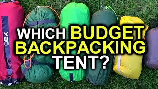 WHICH BUDGET BACKPACKING TENT 6 Shelters I use for Wild Camping [upl. by Edals]